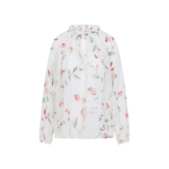Giambattista Valli White Silk Blouse - NWT - Picture 1 of 4